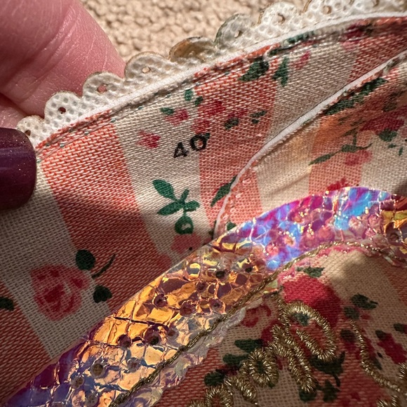 Irregular Choice Yellow and Teal Heels with Bow - Picture 7 of 11